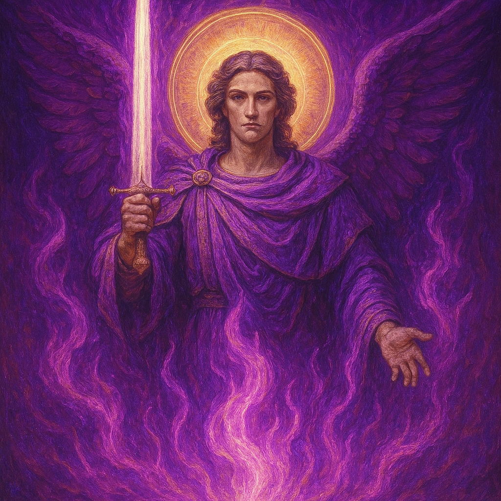 Divine Purple Flame From Archangel Michael