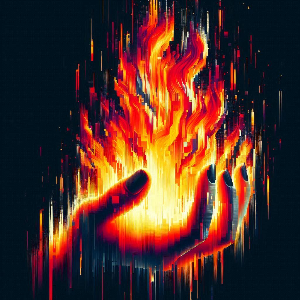 Glitchy Flame Self Attunement