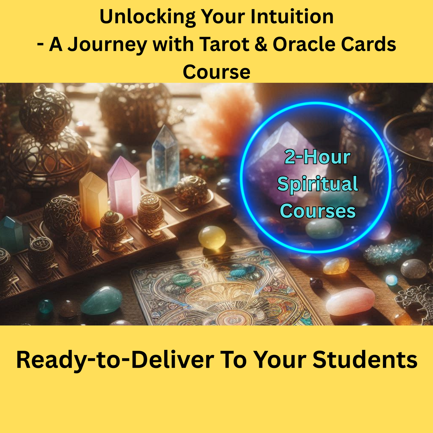 Unlocking Your Intuition - A Journey with Tarot & Oracle Cards - Ready-to-Deliver 2-Hour Course