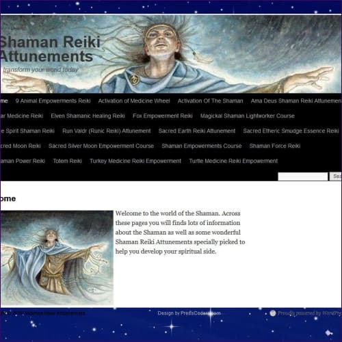 20 Shaman Reiki Attunements + Website - digital download