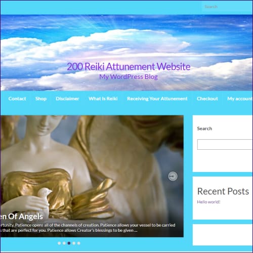 200 Reiki Attunements Business + Website - digital download