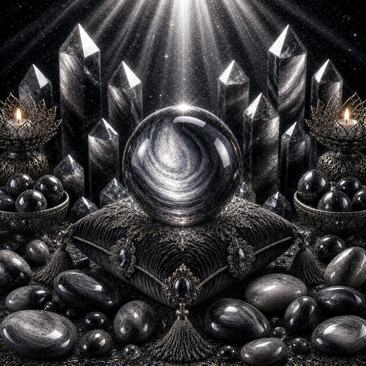 Silver Sheen Obsidian Essence Attunement
