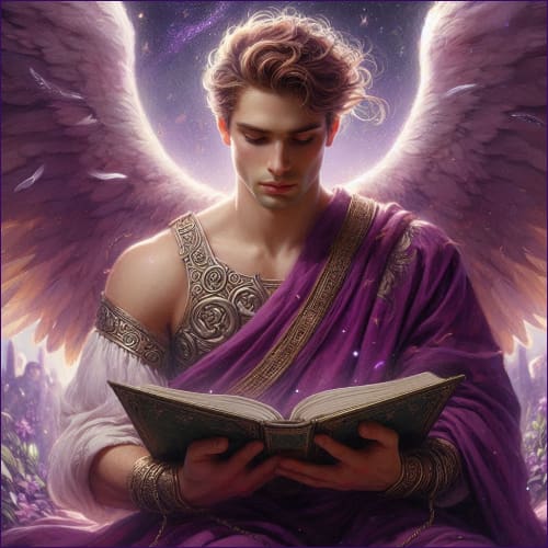 Archangel Gabriel Reading - digital download