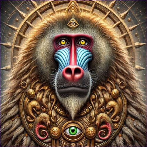 Baboon Totem Animal Empowerment - digital download