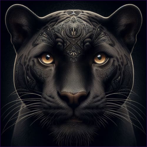 Black Jaguar Totem Animal Empowerment - digital download