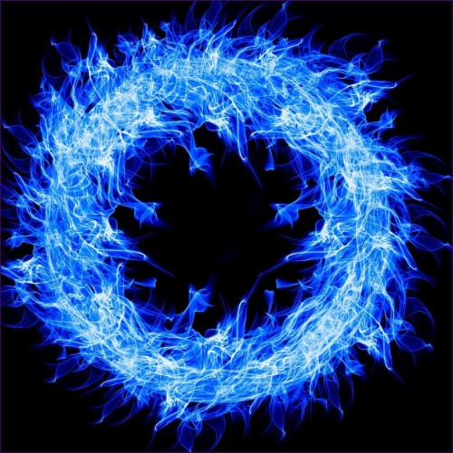 Blue Flame Vortex - digital download