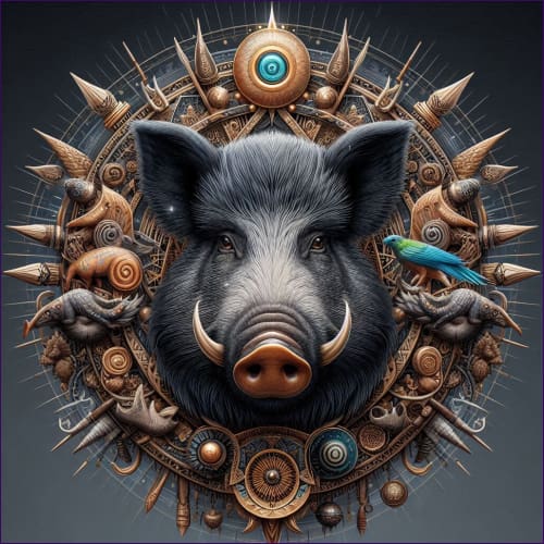 Boar Totem Animal Empowerment - digital download