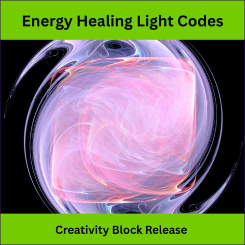 Energy Healing Light Codes - Creativity Block Release - digital download