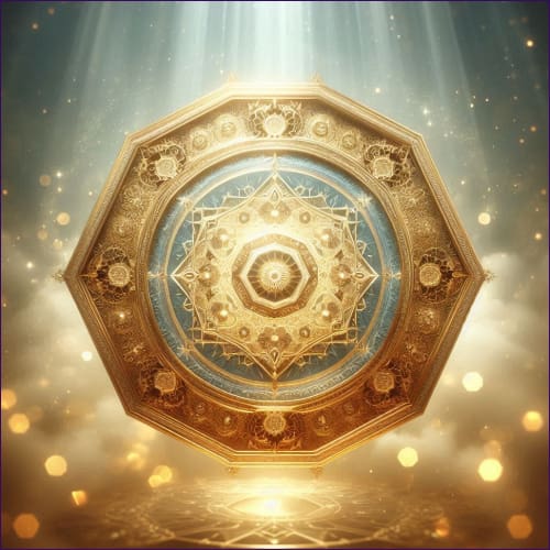 Golden Octagon From Archangel Jophiel - digital download
