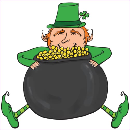 Leprechaun Green Money Bag Reiki