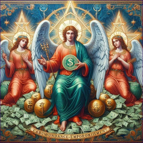 $Raphael & The Angels of Money Abundance Pentagram Empowerment$ - digital download