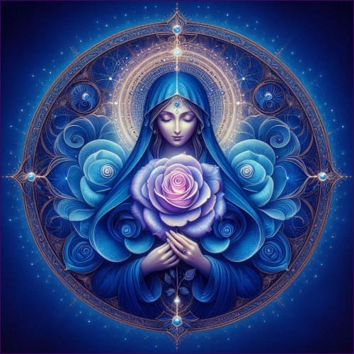 The Blue Rose Of Mary Magdalene And Her Light Team Reiki - digital download
