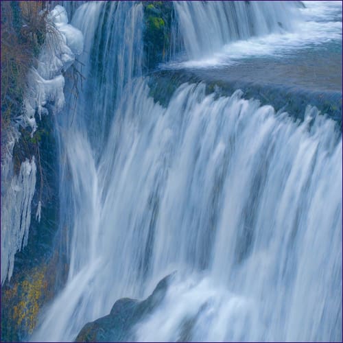 White Waterfall