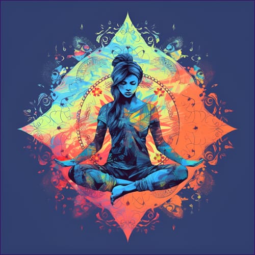 Yoga Woman Art Digital Print/Picture/Home Decor Wall Art/Salon/Spa/Meditation/Sacred Space/Therapy Room/Reiki - digital download