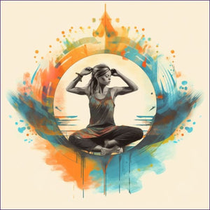 Yoga Woman Number 5 Art Digital Print/Picture/Home Decor Wall Art/Salon/Spa/Meditation/Sacred Space/Therapy Room/Reiki - digital download